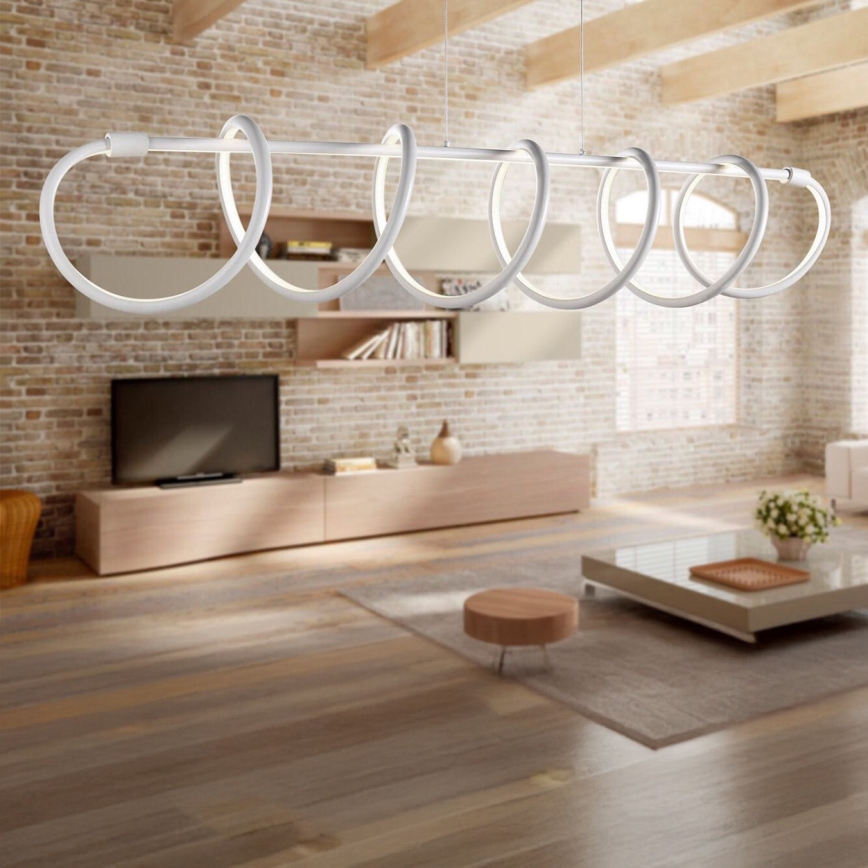ONLI - LED pendel SPIRALE LED/72W/230V 3000K hvid