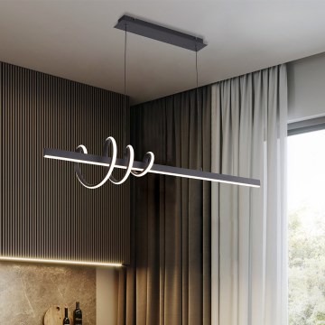 ONLI - LED pendel SWING LED/30W/230V 4000K sort