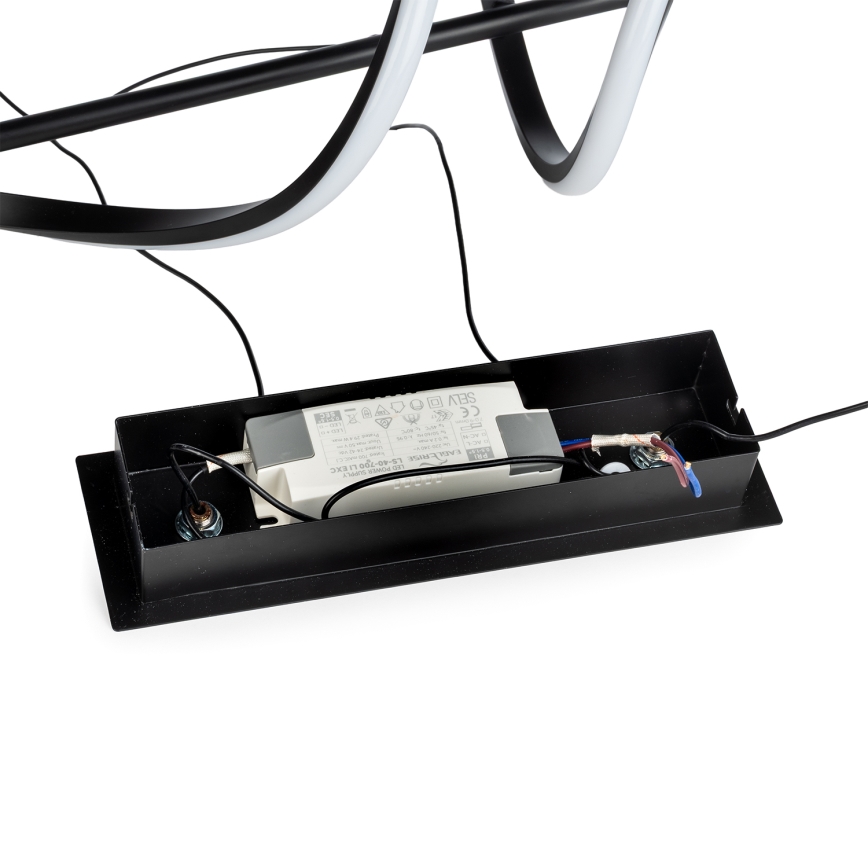 ONLI - LED pendel TWIST LED/30W/230V 4000K sort