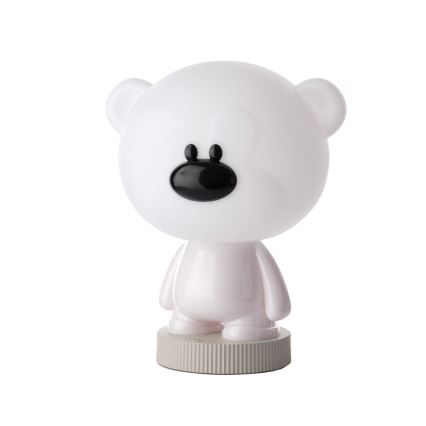 ONLI - LED RGB Børne natlampe PUPPIES LED/3W/USB bamse 30 cm