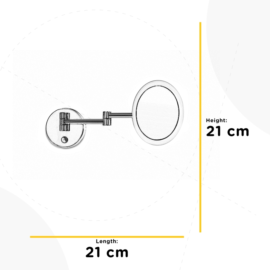 ONLI - LED Væg kosmetikspejl RIM LED/4,2W/230V 4000K IP44