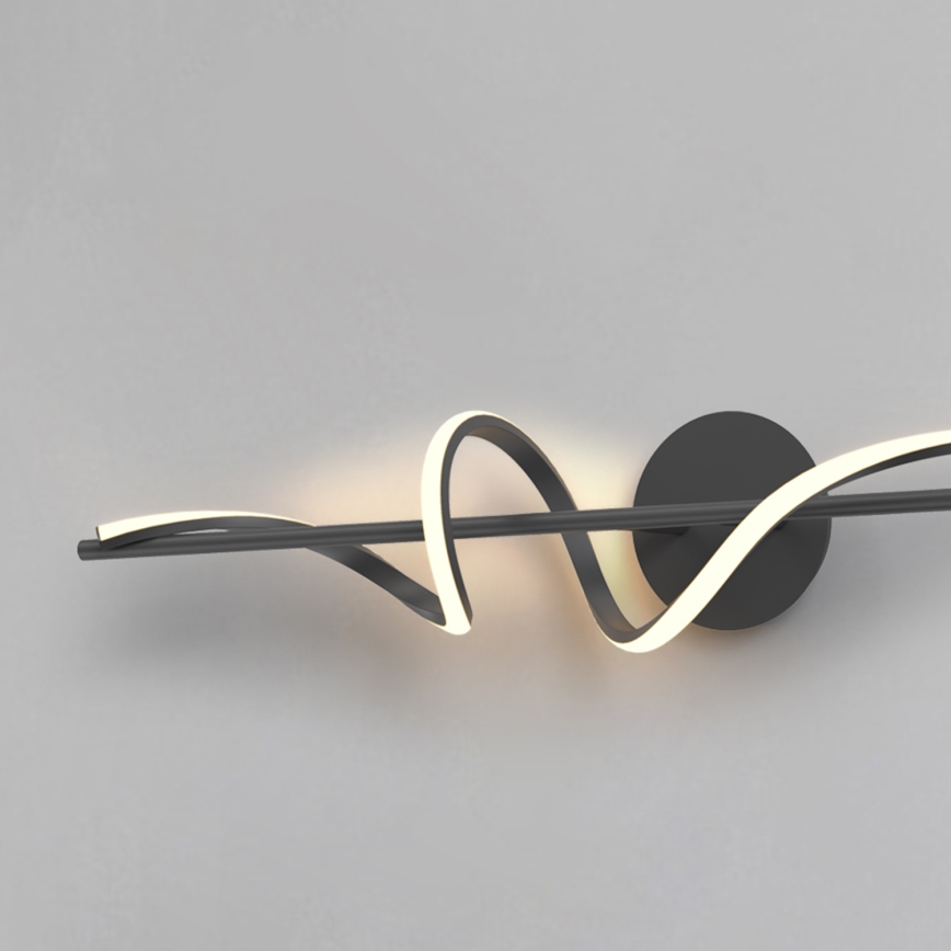 ONLI - LED væglampe TWIST LED/25W/230V 4000K sort