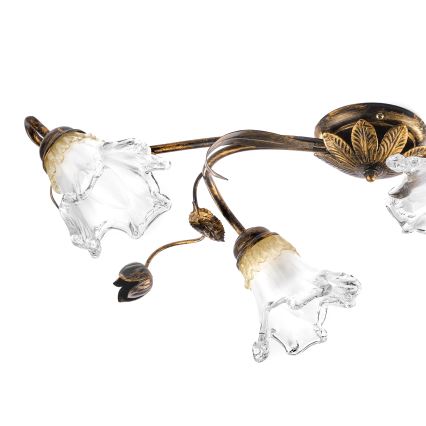 ONLI - Loftlampe ARIANNA 4xE14/6W/230V i bronze