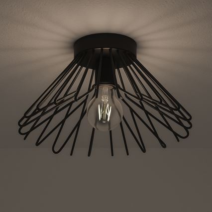 ONLI - Loftlampe DUCCIO 1xE27/22W/230V diameter 30 cm sort