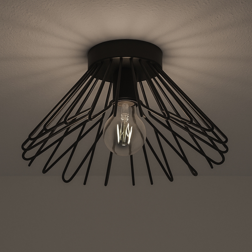 ONLI - Loftlampe DUCCIO 1xE27/22W/230V diameter 30 cm sort