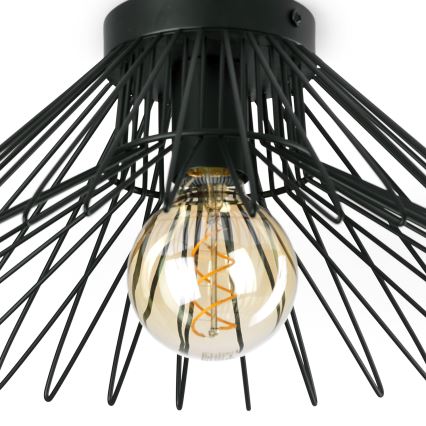 ONLI - Loftlampe DUCCIO 1xE27/22W/230V diameter 40 cm sort