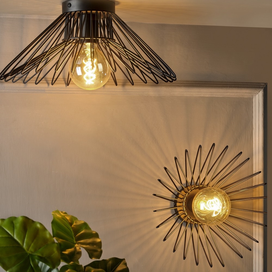 ONLI - Loftlampe DUCCIO 1xE27/22W/230V diameter 40 cm sort