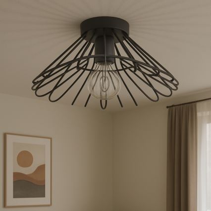 ONLI - Loftlampe DUCCIO 1xE27/22W/230V diameter 60 cm sort