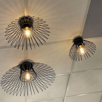 ONLI - Loftlampe DUCCIO 1xE27/22W/230V diameter 60 cm sort