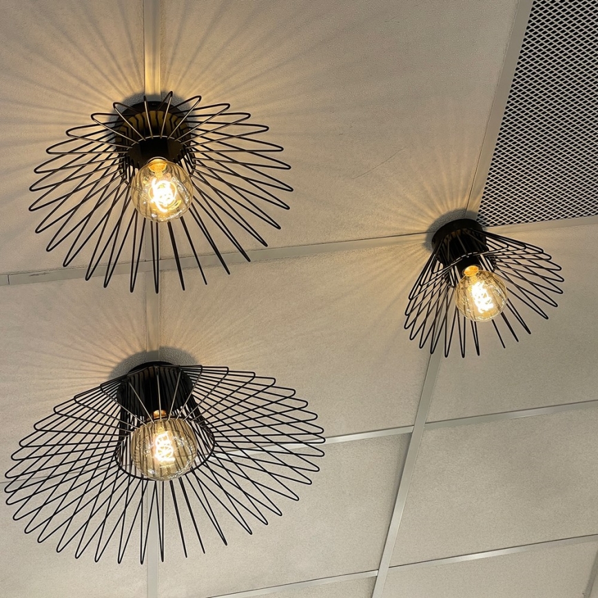 ONLI - Loftlampe DUCCIO 1xE27/22W/230V diameter 60 cm sort