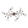 ONLI - Loftlampe LILIANA 6xE14/6W/230V