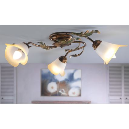 ONLI - Loftlampe QUERCIA 3xE14/6W/230V
