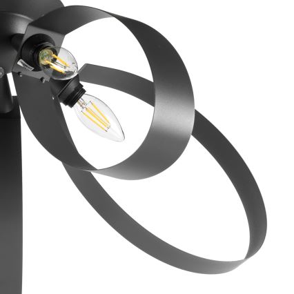ONLI - Loftlampe SERENA 5xE14/6W/230V sort