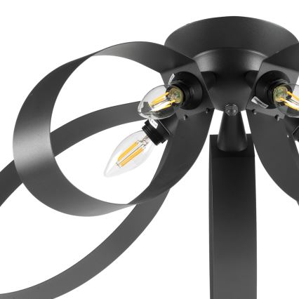 ONLI - Loftlampe SERENA 5xE14/6W/230V sort