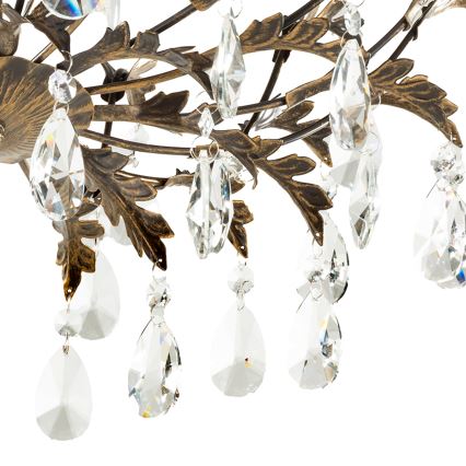 ONLI - Loftlampe TERESA 5xE14/6W/230V bronzefarvet