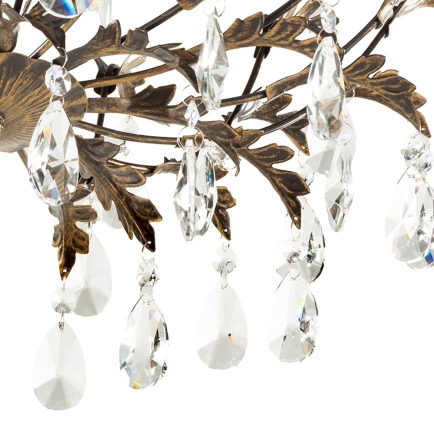 ONLI - Loftlampe TERESA 5xE14/6W/230V bronzefarvet