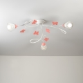 ONLI - Loftlampe til børn BUTTERFLY 3xE14/6W/230V