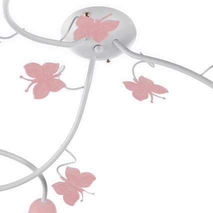 ONLI - Loftlampe til børn BUTTERFLY 3xE14/6W/230V