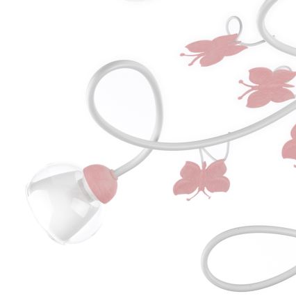 ONLI -  Loftlampe til børn BUTTERFLY 5xE14/6W/230V