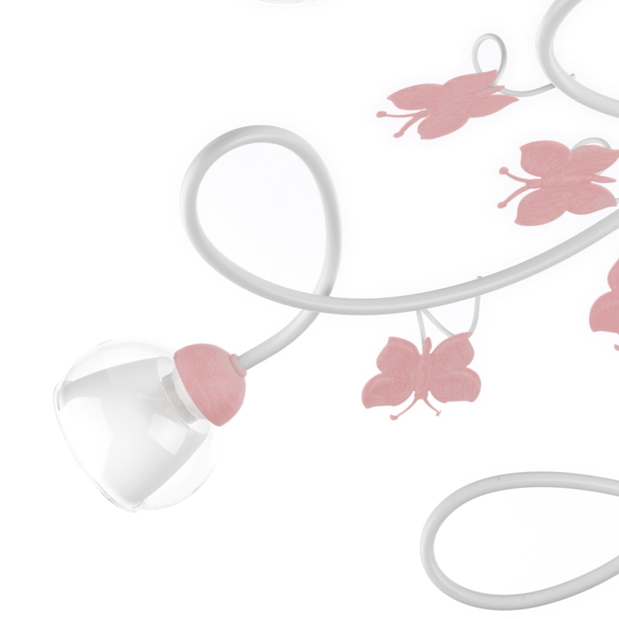 ONLI -  Loftlampe til børn BUTTERFLY 5xE14/6W/230V