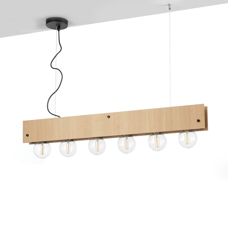 ONLI - Pendel ARGO 6xE27/22W/230V beige
