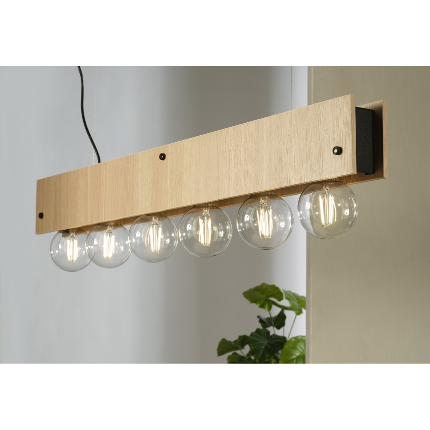 ONLI - Pendel ARGO 6xE27/22W/230V beige