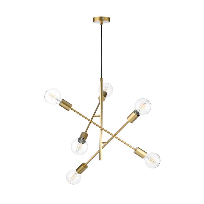 ONLI - Pendel CROSS 6xE27/22W/230V