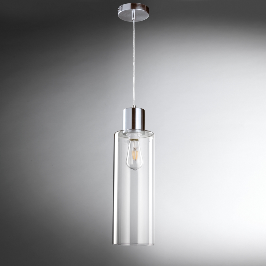 ONLI - Pendel DODO 1xE27/22W/230V skinnende krom