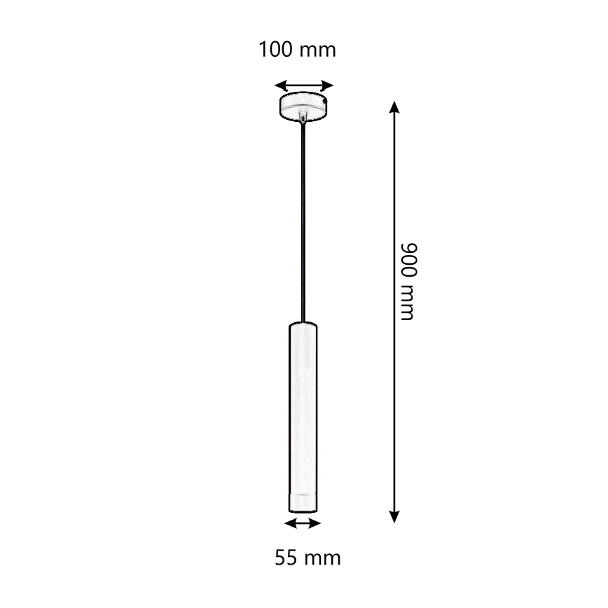 ONLI - Pendel DORA 1xE27/15W/230V sort