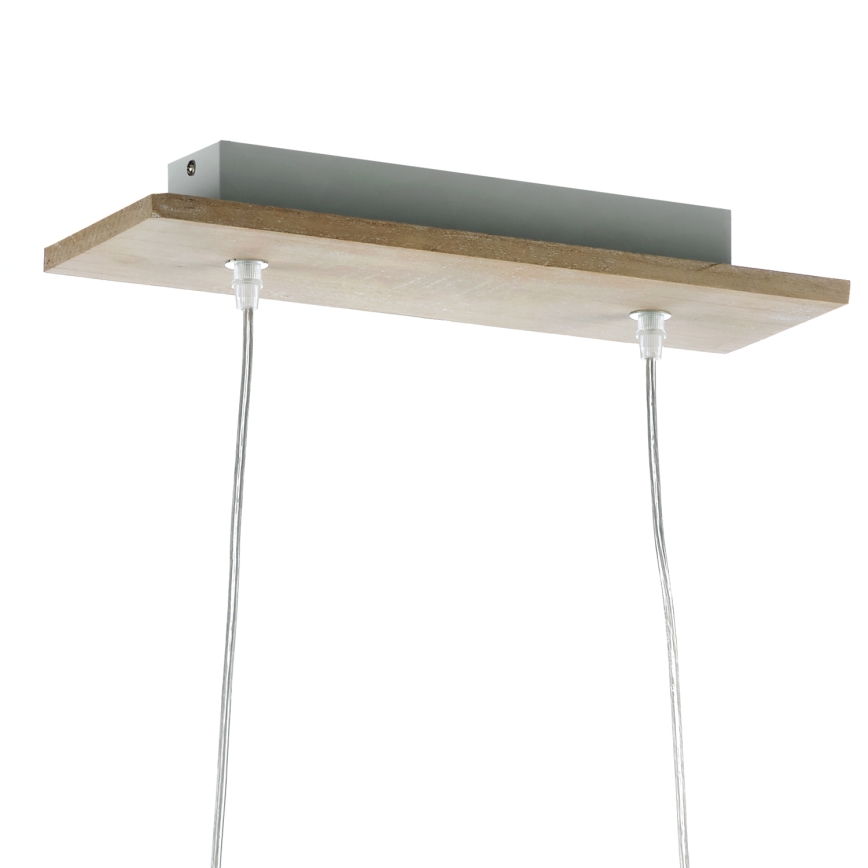 ONLI - Pendel FLORA 2xE27/22W/230V grøn/guldfarvet