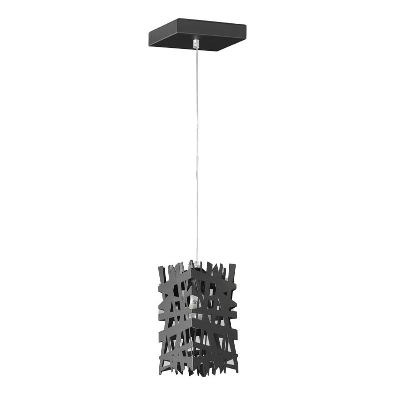 ONLI - Pendel FORESTA 1xE27/15W/230V sort