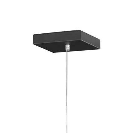 ONLI - Pendel FORESTA 1xE27/15W/230V sort