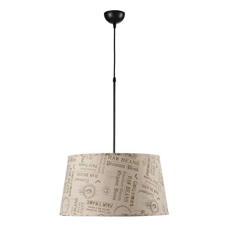 ONLI - Pendel MAIDA 1xE27/15W/230V diameter 50 cm brun