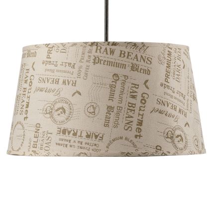 ONLI - Pendel MAIDA 1xE27/15W/230V diameter 50 cm brun