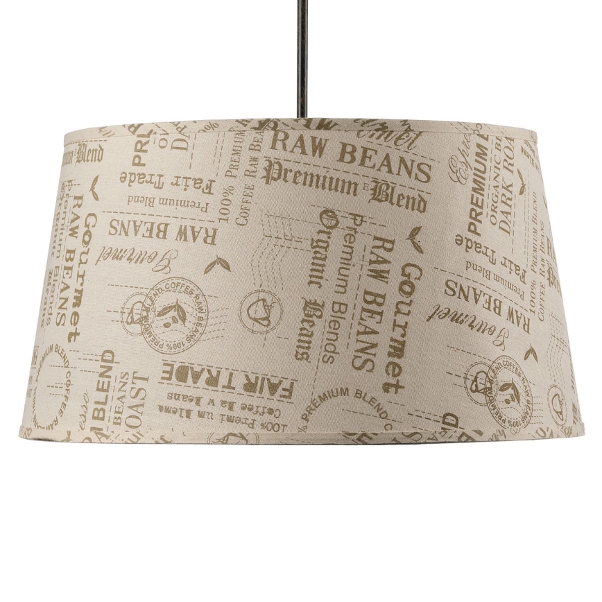 ONLI - Pendel MAIDA 1xE27/15W/230V diameter 50 cm brun