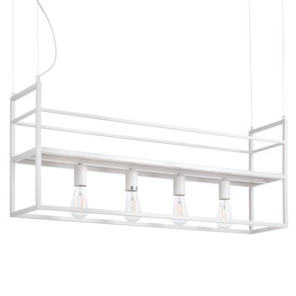 ONLI - Pendel med hylde JEFFER 4xE27/22W/230V hvid