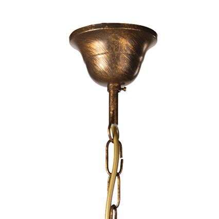 ONLI - Pendel med kædeophæng ALGA 5xE14/6W/230V bronze