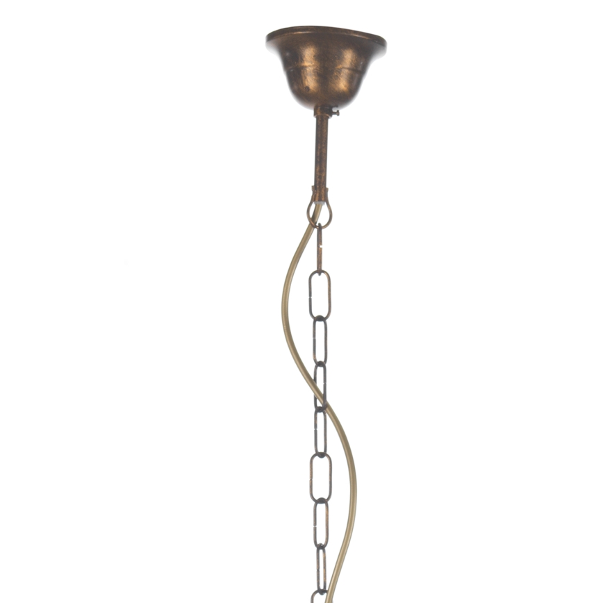 ONLI - Pendel med kædeophæng CANDELA 5xE14/6W/230V bronze