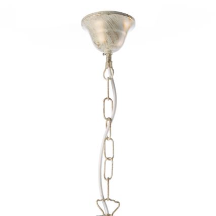ONLI - Pendel med kædeophæng LUCREZIA 1xE14/6W/230V bronze