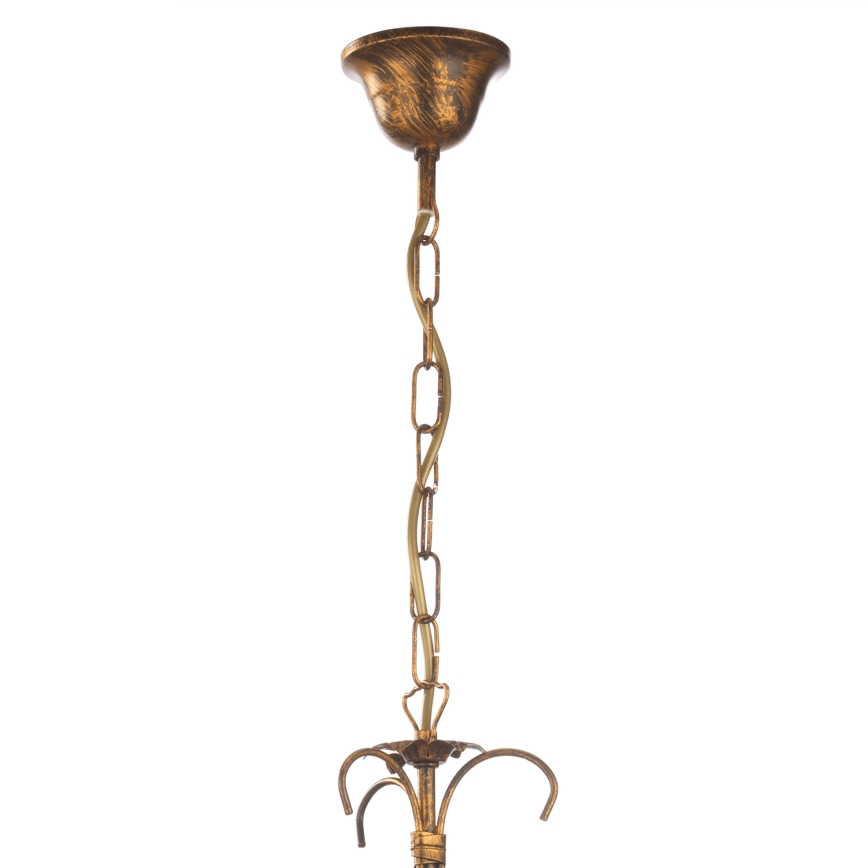 ONLI - Pendel med kædeophæng LUCREZIA 1xE27/22W/230V bronze