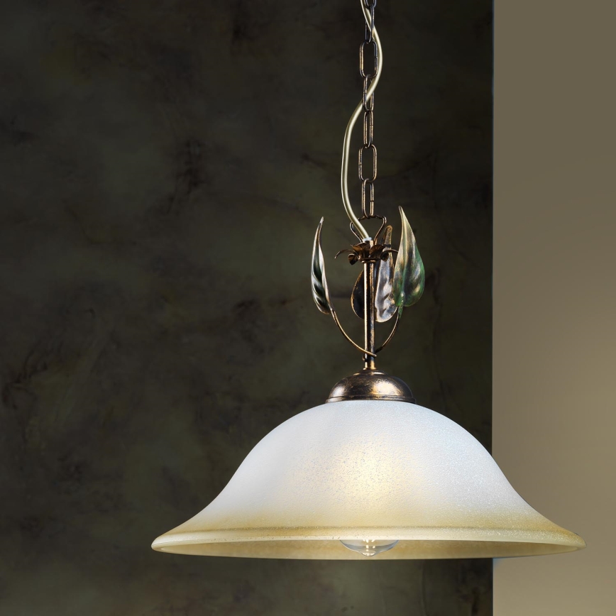 ONLI - Pendel med kædeophæng MIRA 1xE27/22W/230V diameter 40 cm