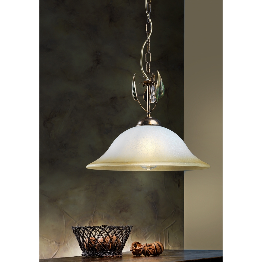 ONLI - Pendel med kædeophæng MIRA 1xE27/22W/230V diameter 40 cm