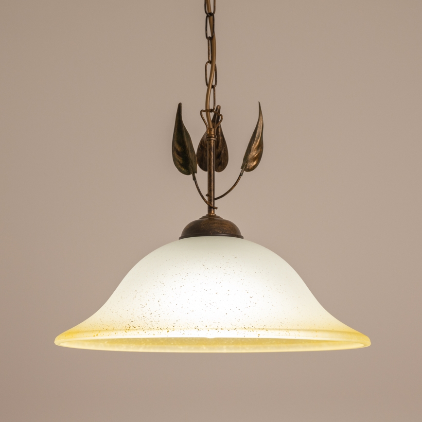 ONLI - Pendel med kædeophæng MIRA 1xE27/22W/230V diameter 40 cm