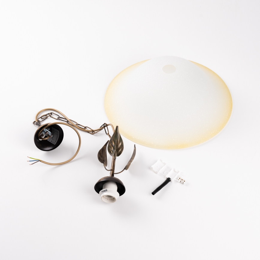 ONLI - Pendel med kædeophæng MIRA 1xE27/22W/230V diameter 40 cm