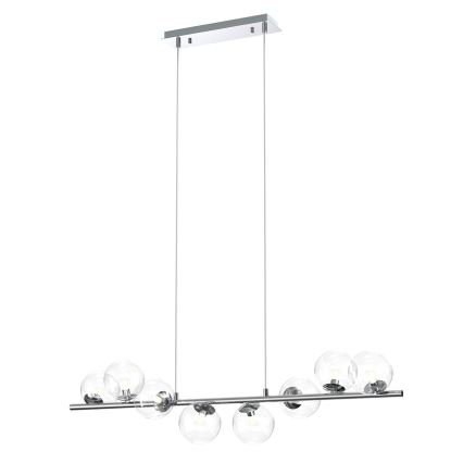 ONLI - Pendel på wire KIMBERLY 8xG9/6W/230V poleret krom