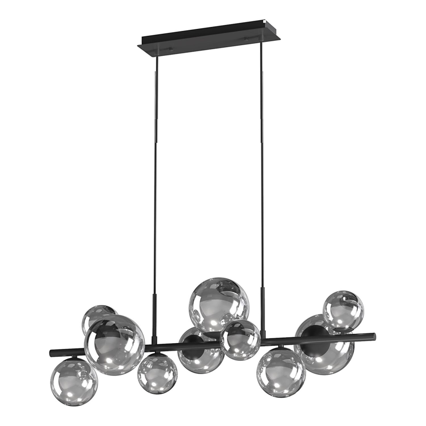 ONLI - Pendel PALOMA 10xG9/10W/230V sort/røget