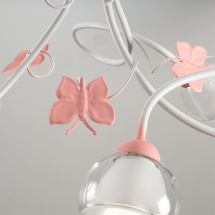 ONLI - Pendel til børn BUTTERFLY 3xE14/6W/230V