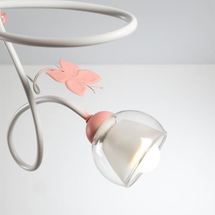 ONLI - Pendel til børn BUTTERFLY 3xE14/6W/230V