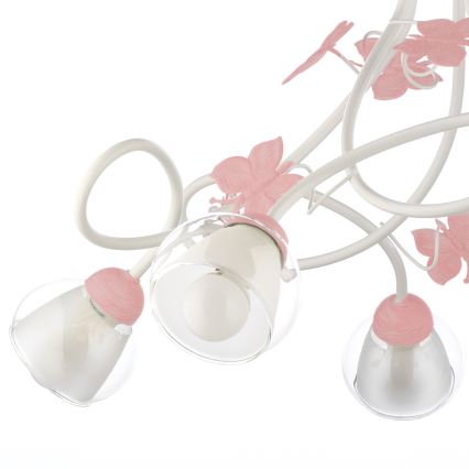 ONLI - Pendel til børn BUTTERFLY 5xE14/6W/230V