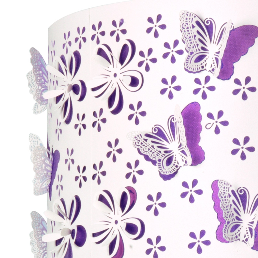 ONLI - Pendel til børn TITILLA 1xE27/22W/230V lilla/hvid